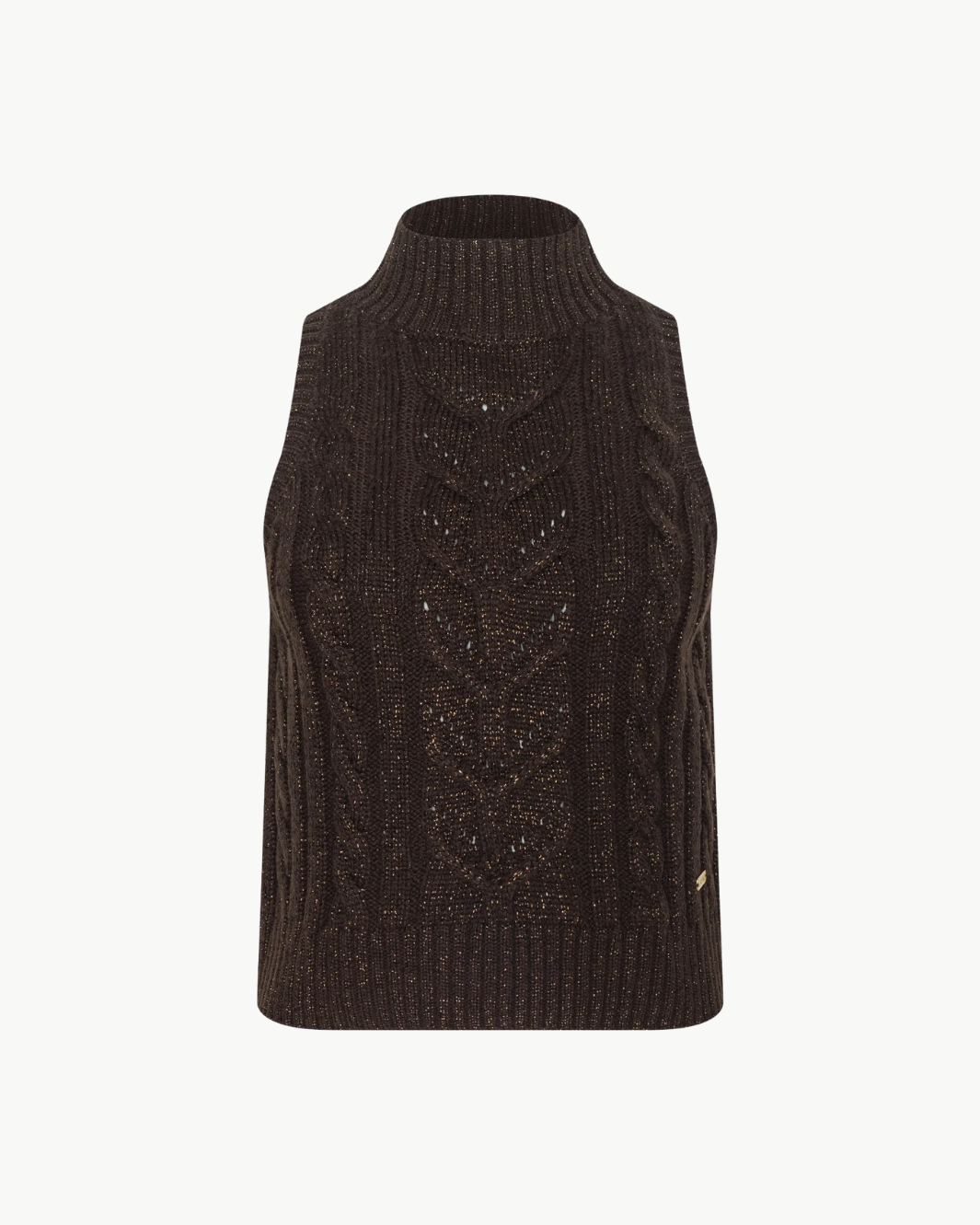 Bellini Cable-Knit Turtleneck