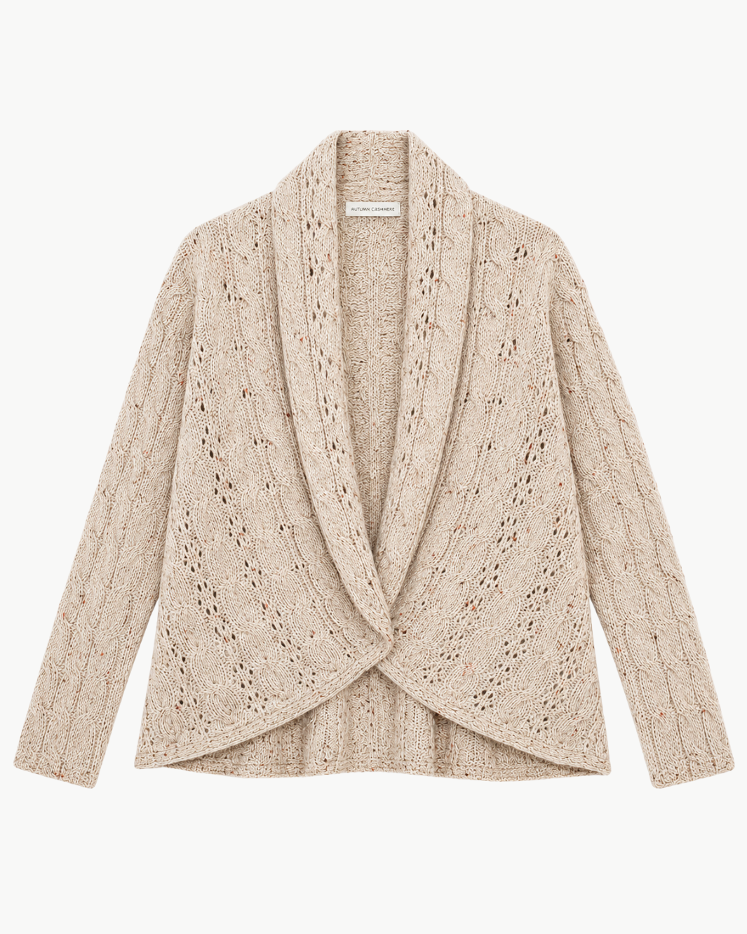 8-Ply Cable Drape Cardigan
