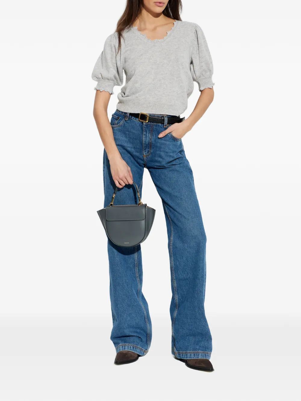 Ulla Johnson Polline Short Sleeve Top at Romi Boutique