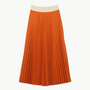 CLASSIC SATIN SKIRT IN ORANGE by LOYD/FORD - Romi Boutique