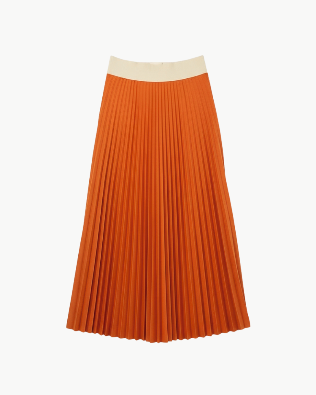 CLASSIC SATIN SKIRT IN ORANGE by LOYD/FORD - Romi Boutique