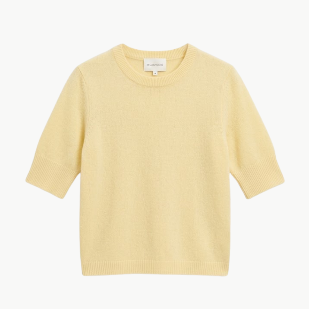 W.Cashmere Celina Short Sleeves Sweater at Romi Boutique