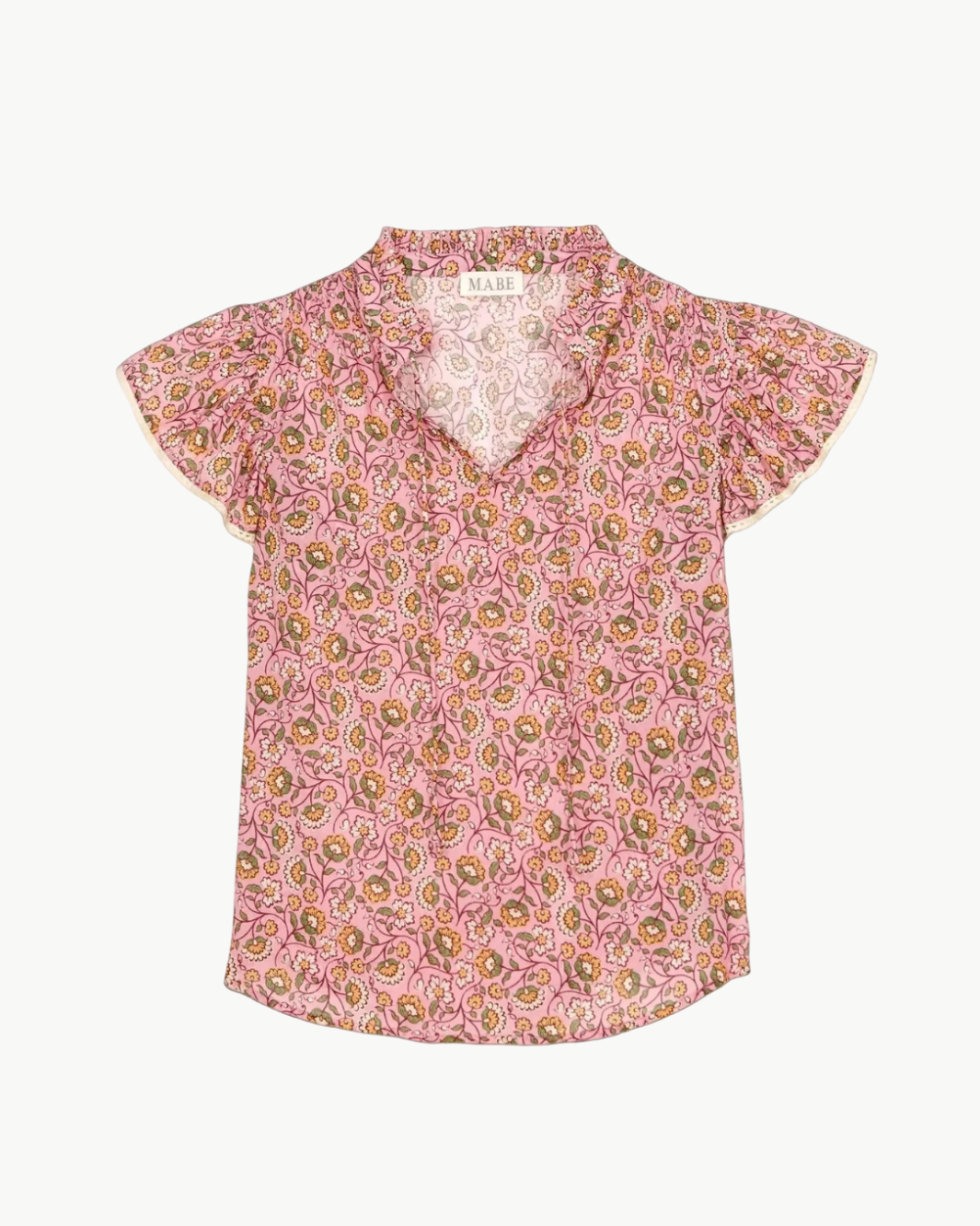 Mabe Ceci Short Sleeve Top at Romi Boutique