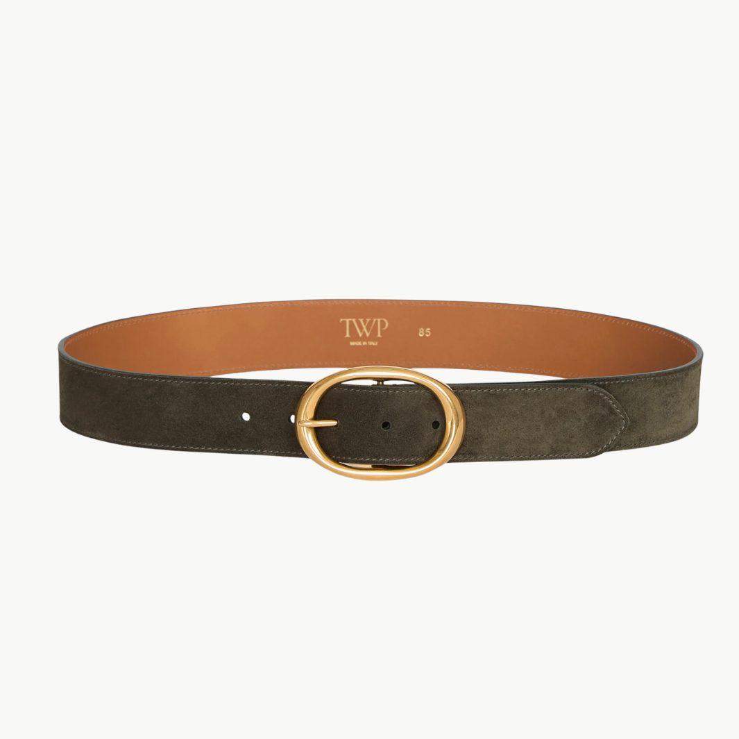 TWP WIDE SUEDE BELT at Romi Boutique