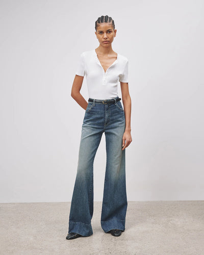 NADEGE JEAN IN CLASSIC WASH - Romi Boutique