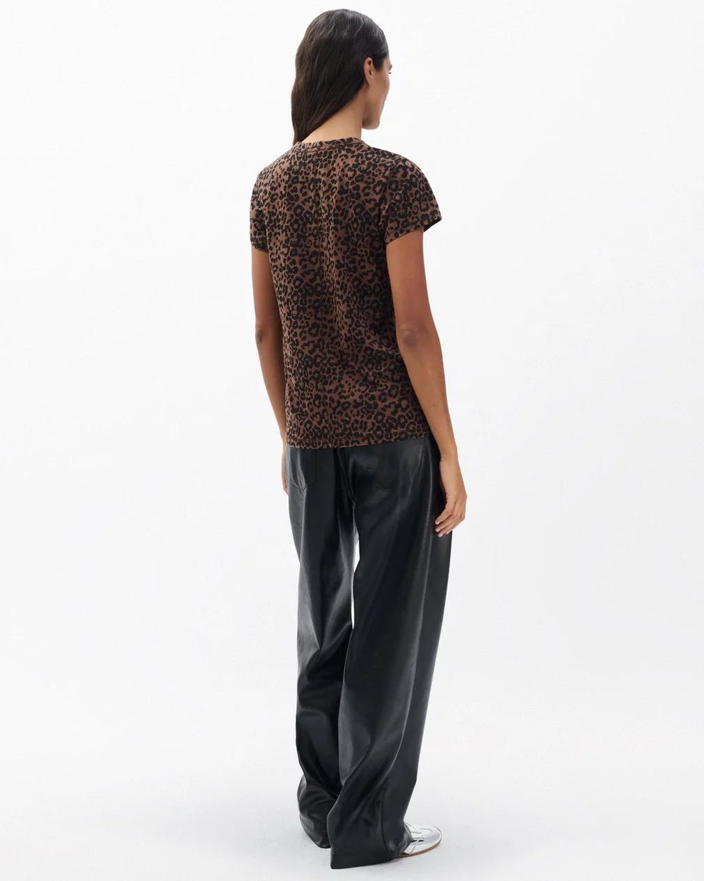 Rag & Bone ALL OVER LEOPARD TEE at Romi Boutique