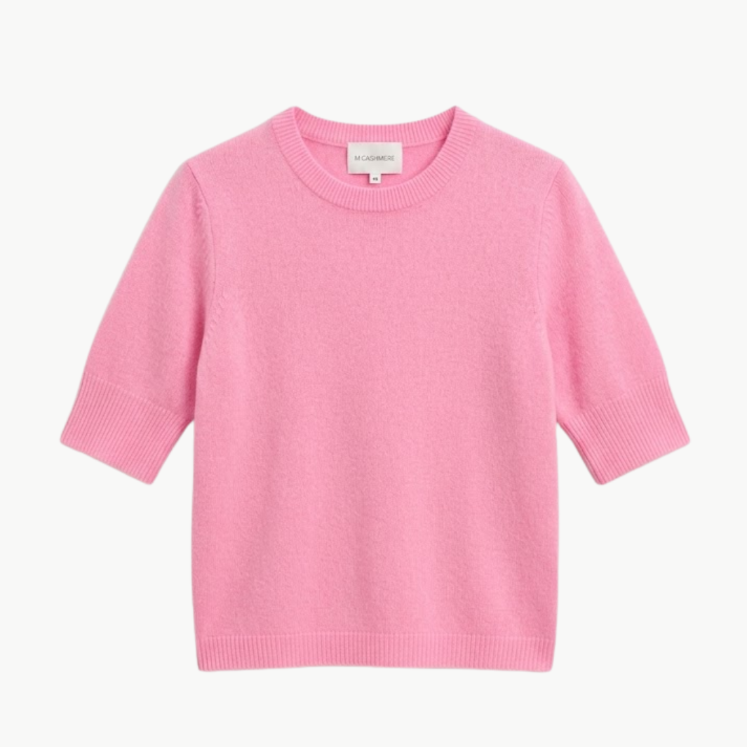 W.Cashmere Celina Short Sleeves Sweater at Romi Boutique