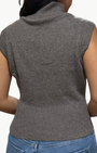 White & Warren CASHMERE SLEEVELESS MOCK NECK at Romi Boutique
