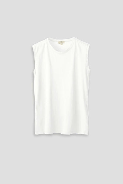 MUSCLE TANK IN WHITE
