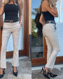 Bevy Flog Sofia Cropped Pant at Romi Boutique