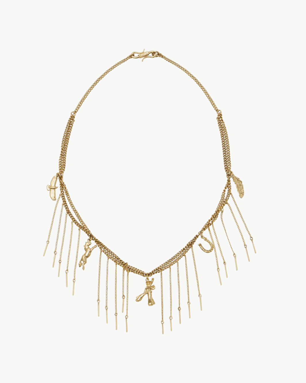 Django Charm Fringed Necklace