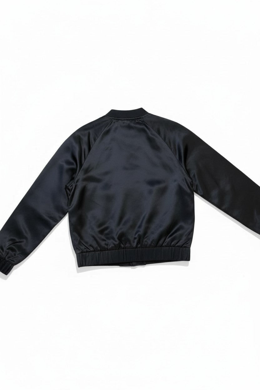 GO DA BOMB JACKET IN WASHED BLACK