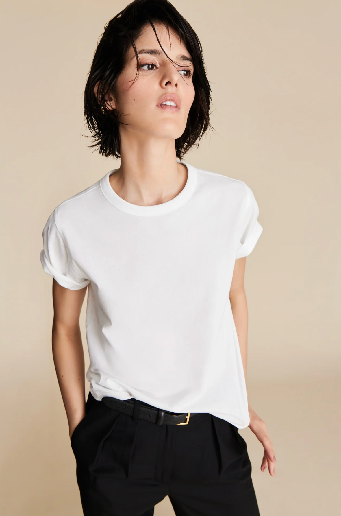 Sold Out NYC THE ICONICALLY SOFT PERFECT TEE at Romi Boutique