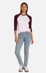 Michael Lauren Katya Raglan Tee at Romi Boutique
