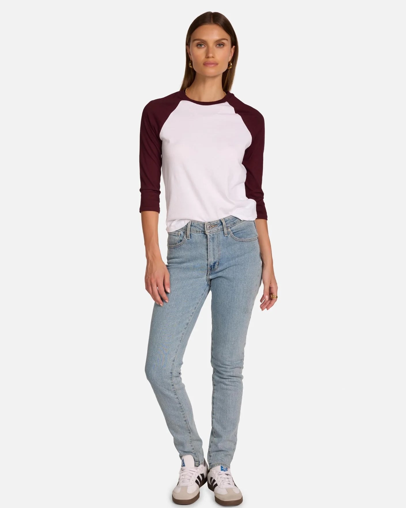 Michael Lauren Katya Raglan Tee at Romi Boutique