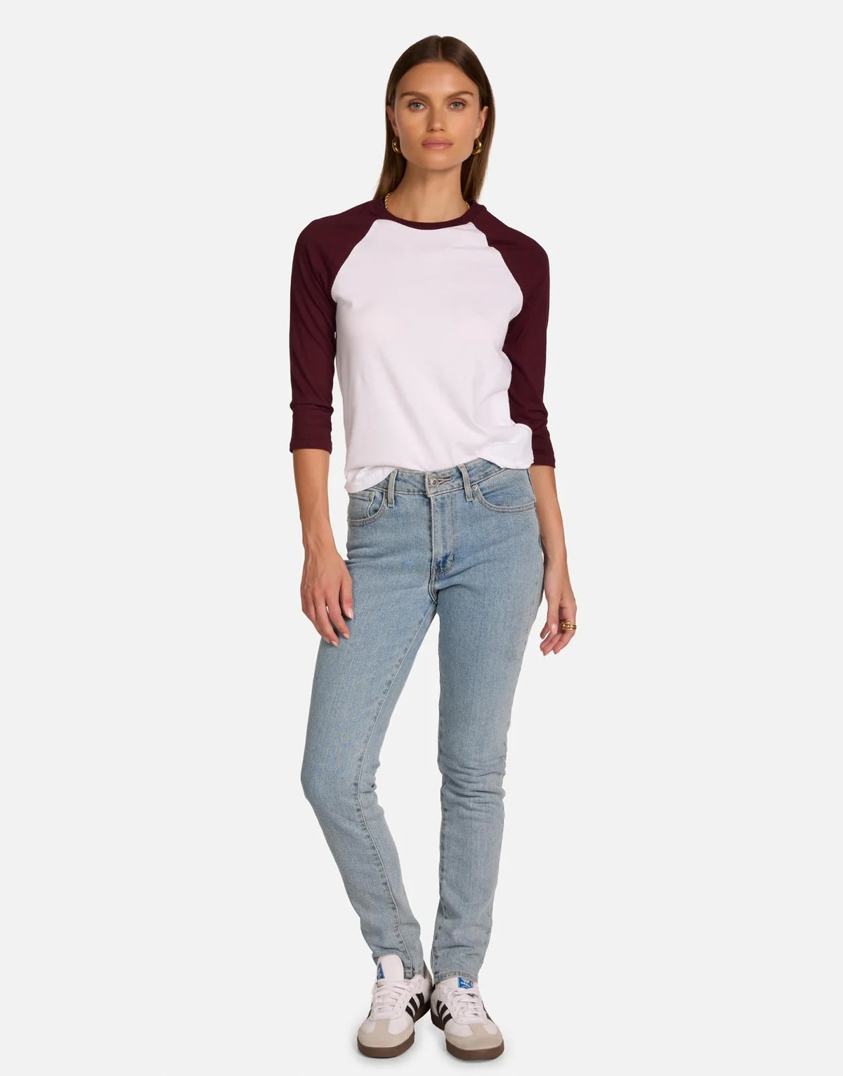 Michael Lauren Katya Raglan Tee at Romi Boutique
