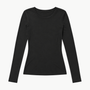 Fluid Silk Rib Essential Crew