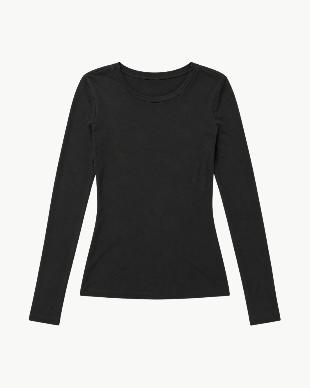 Fluid Silk Rib Essential Crew