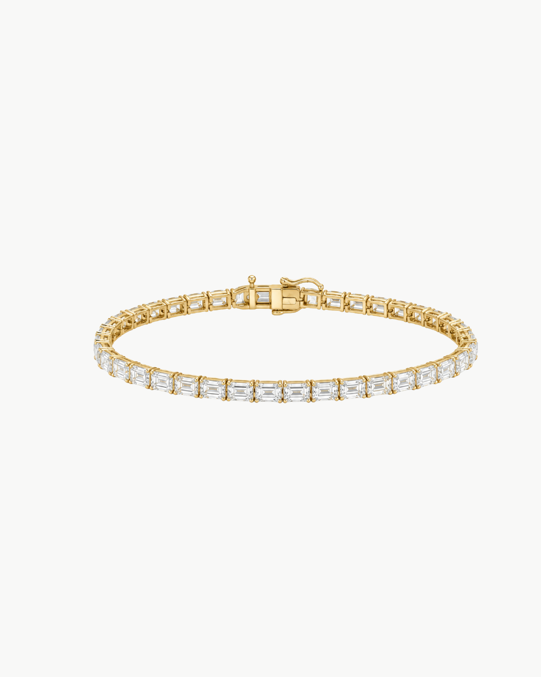 Emerald Diamond Tennis Bracelet