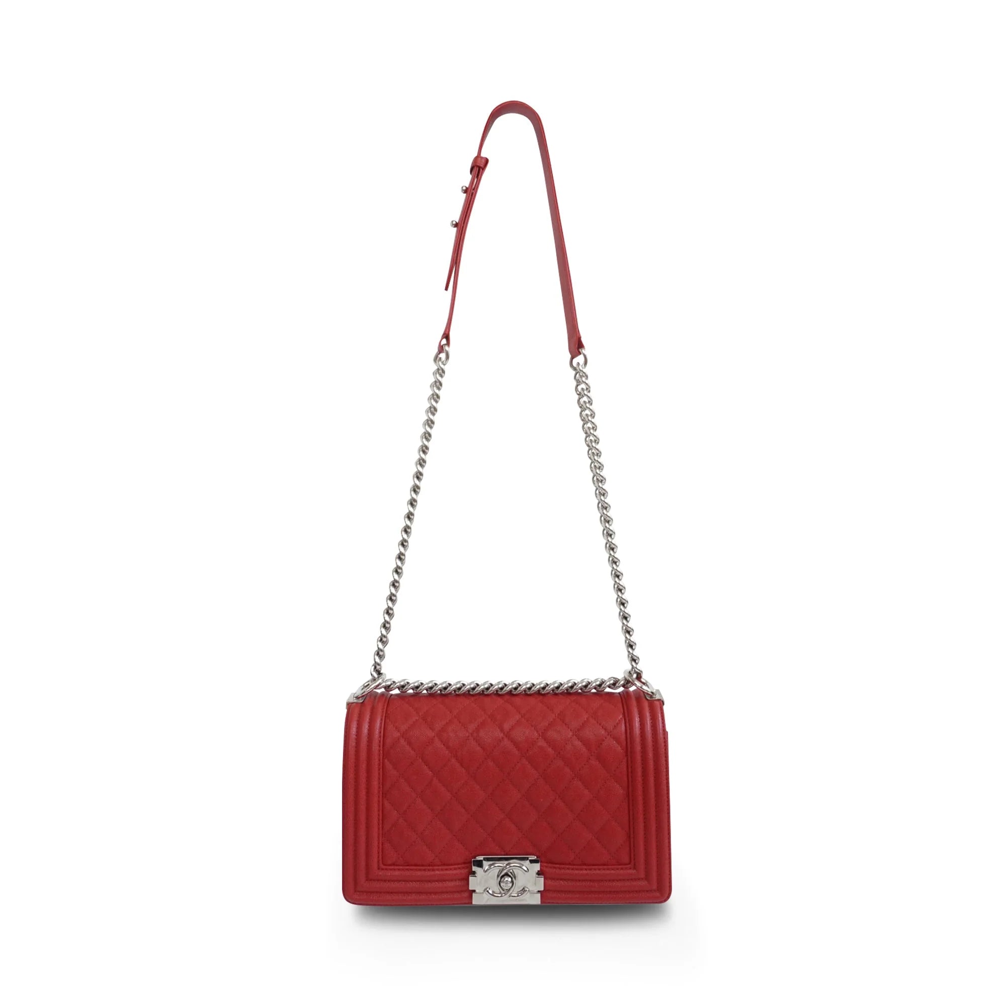 Chanel Old Medium Boy Chanel Handbag at Romi Boutique