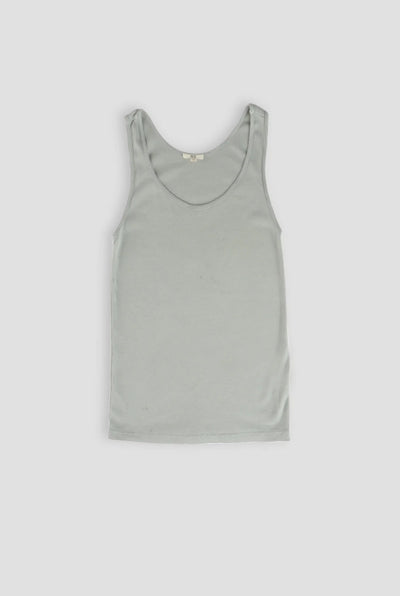 BABY RIB TANK IN SAGE - Romi Boutique