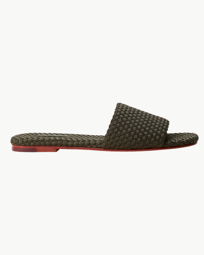 ST. BARTHS SLIDE IN OLIVE