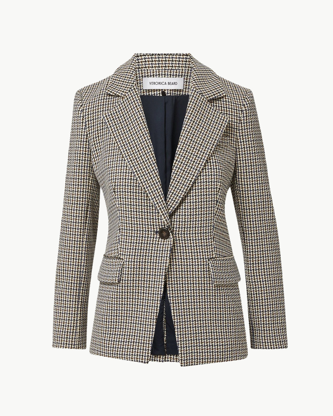 Veronica Beard Healy Houndstooth Dickey Jacket at Romi Boutique