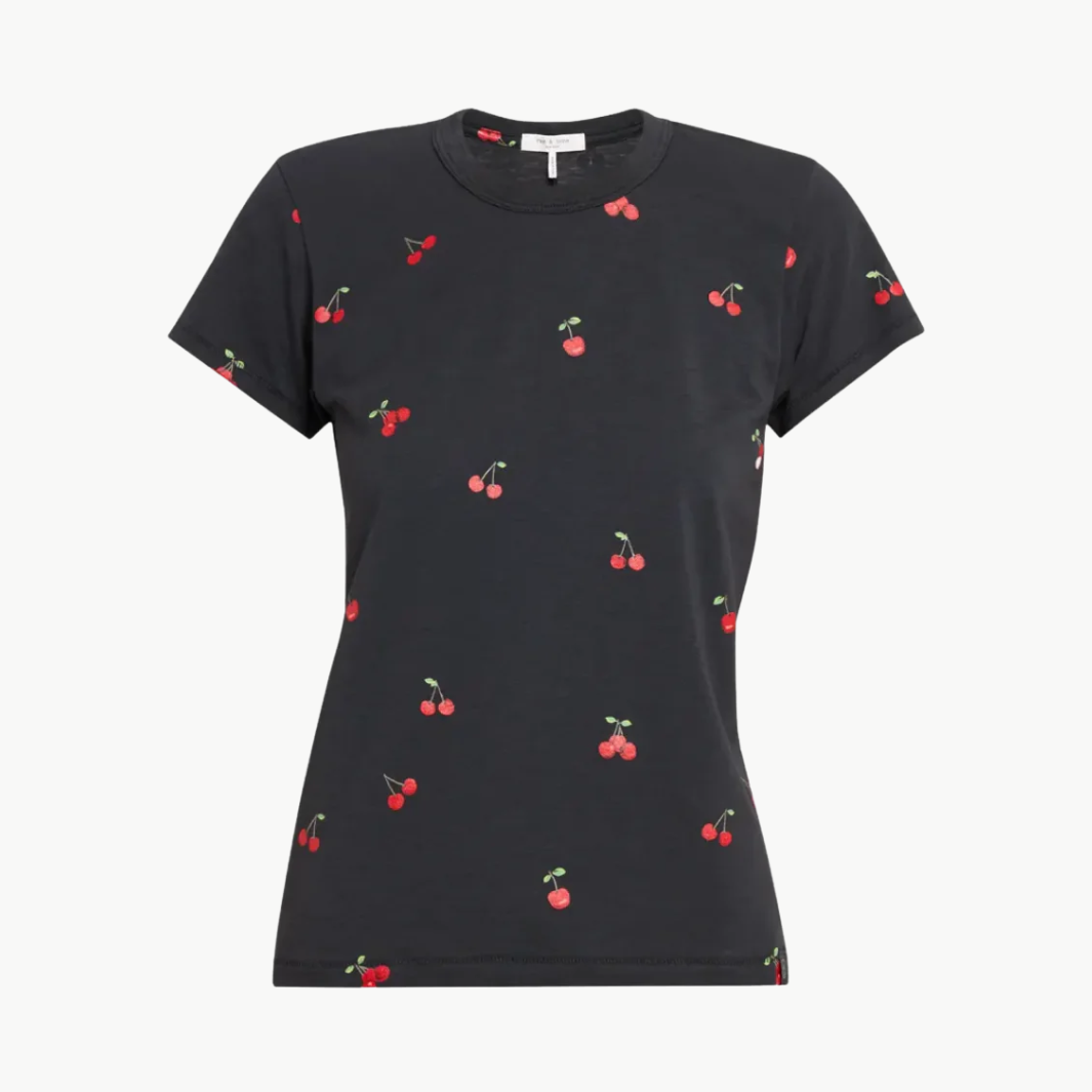 Rag & Bone CHERRY GRAPHIC TEE at Romi Boutique