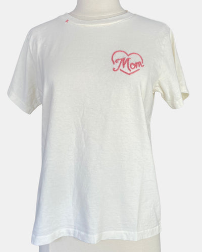 MOM TEE IN OFF WHITE - Romi Boutique