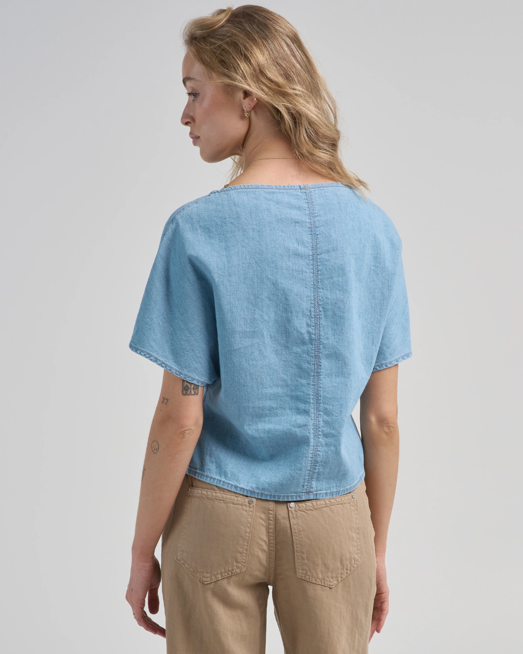 TWP SIMPLE T DENIM at Romi Boutique