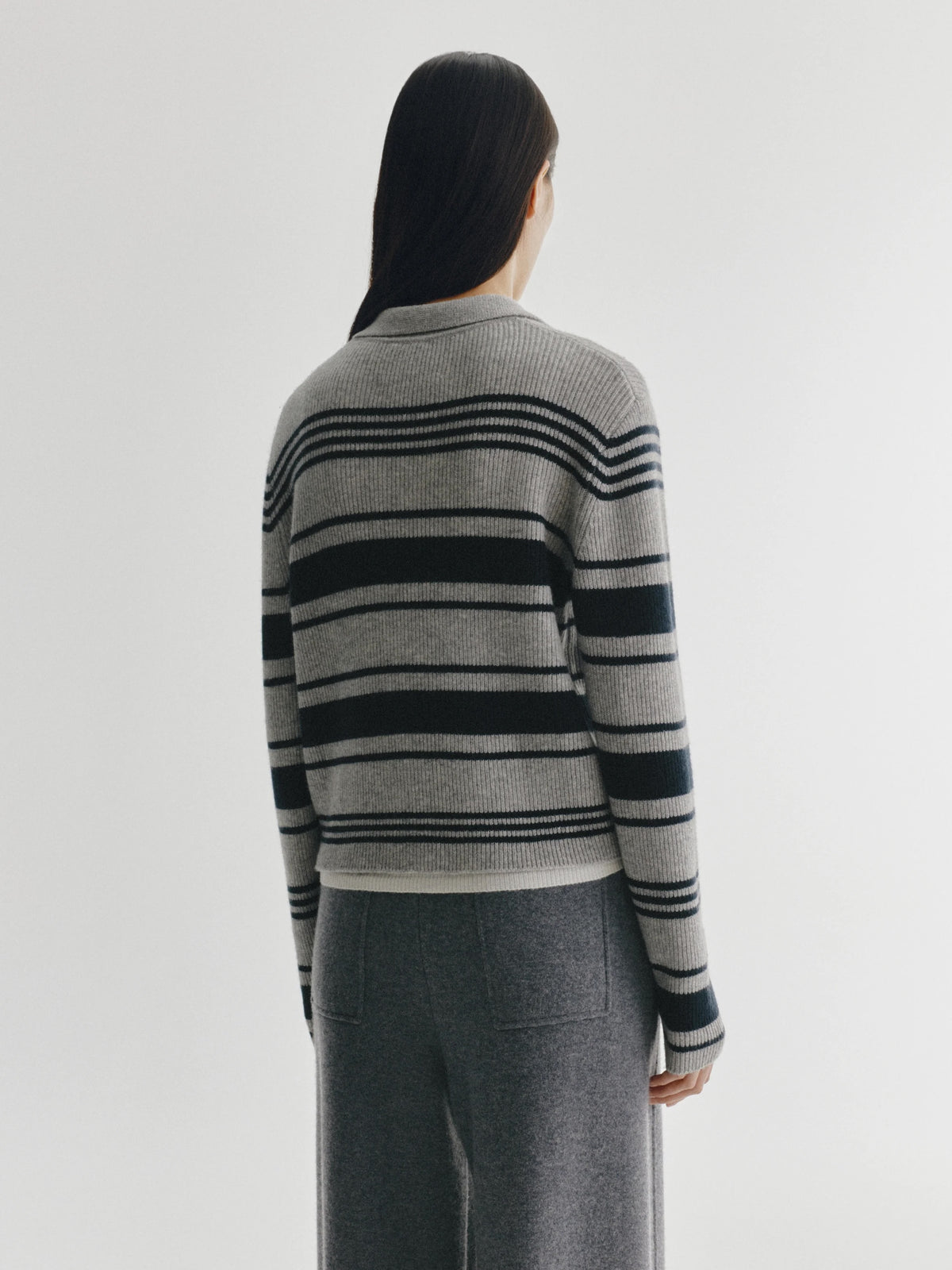 Lisa Yang Tinna Stripes Sweater at Romi Boutique