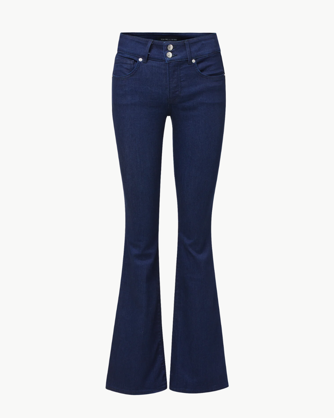 Veronica Beard Beverly Mid-Rise Skinny-Flare Jean at Romi Boutique