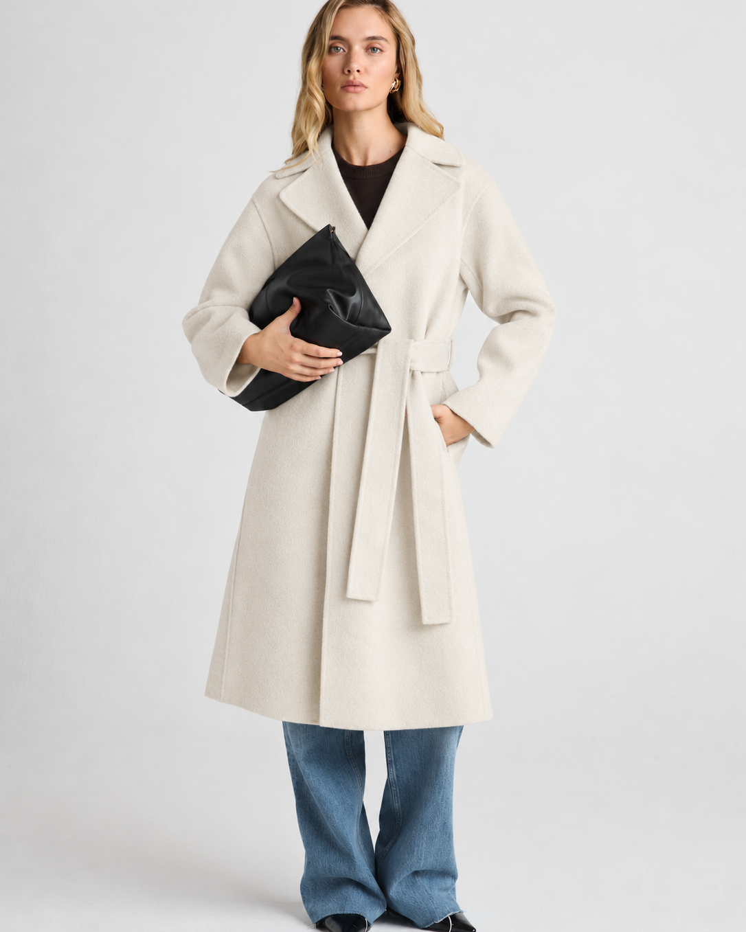 W.Cashmere Marica Robe Coat at Romi Boutique