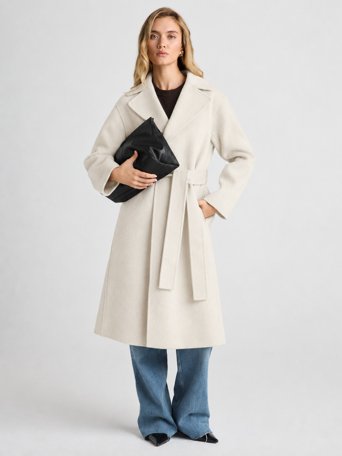 W.Cashmere Marica Robe Coat at Romi Boutique