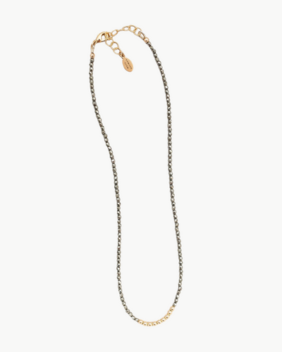 MEG CHOKER IN PYRITE - Romi Boutique