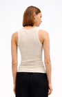 Enza Costa TEXTURED RIB SLEEVELESS U at Romi Boutique