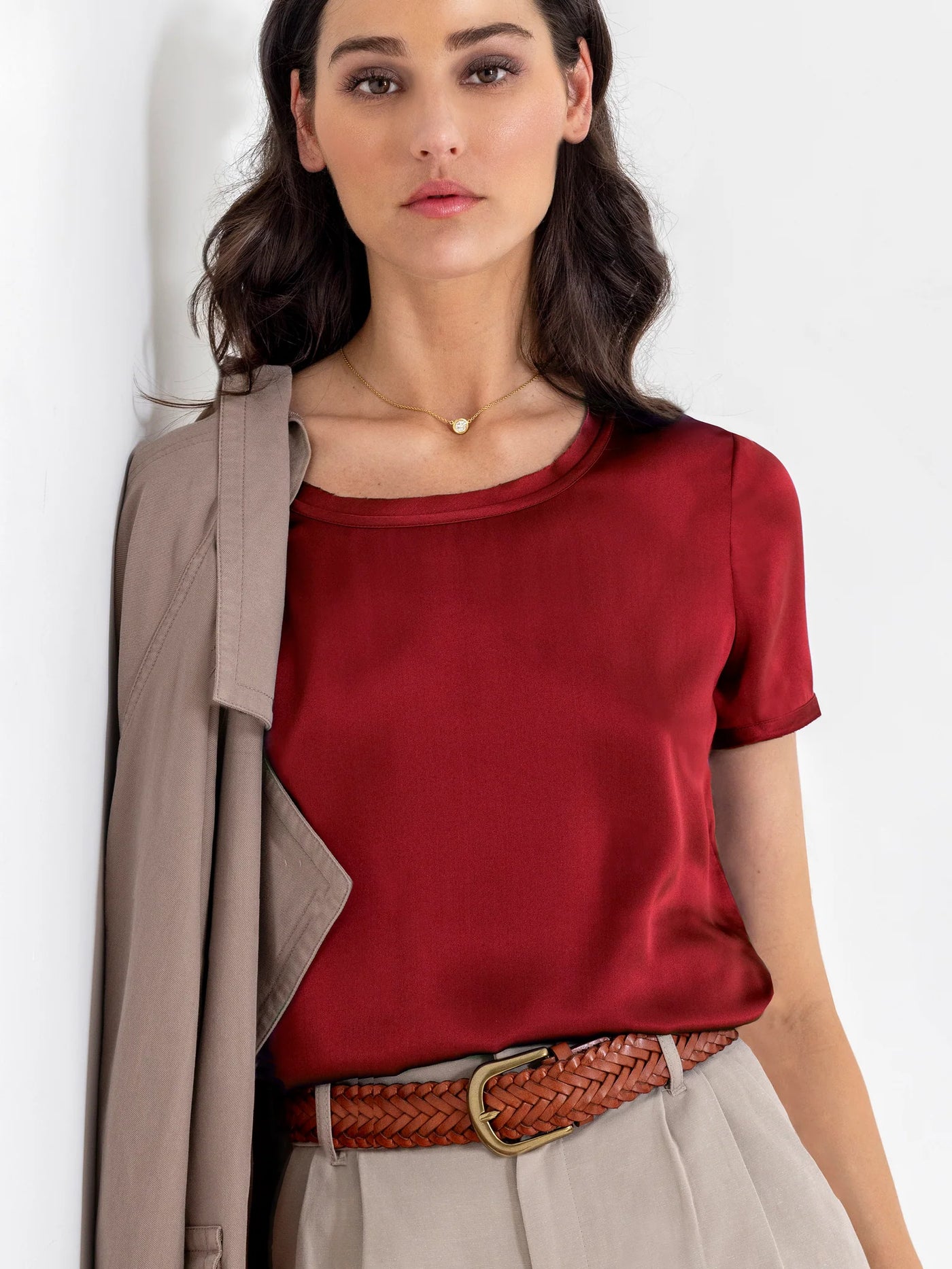 GO ESSENTIAL TEE IN BARN - Romi Boutique