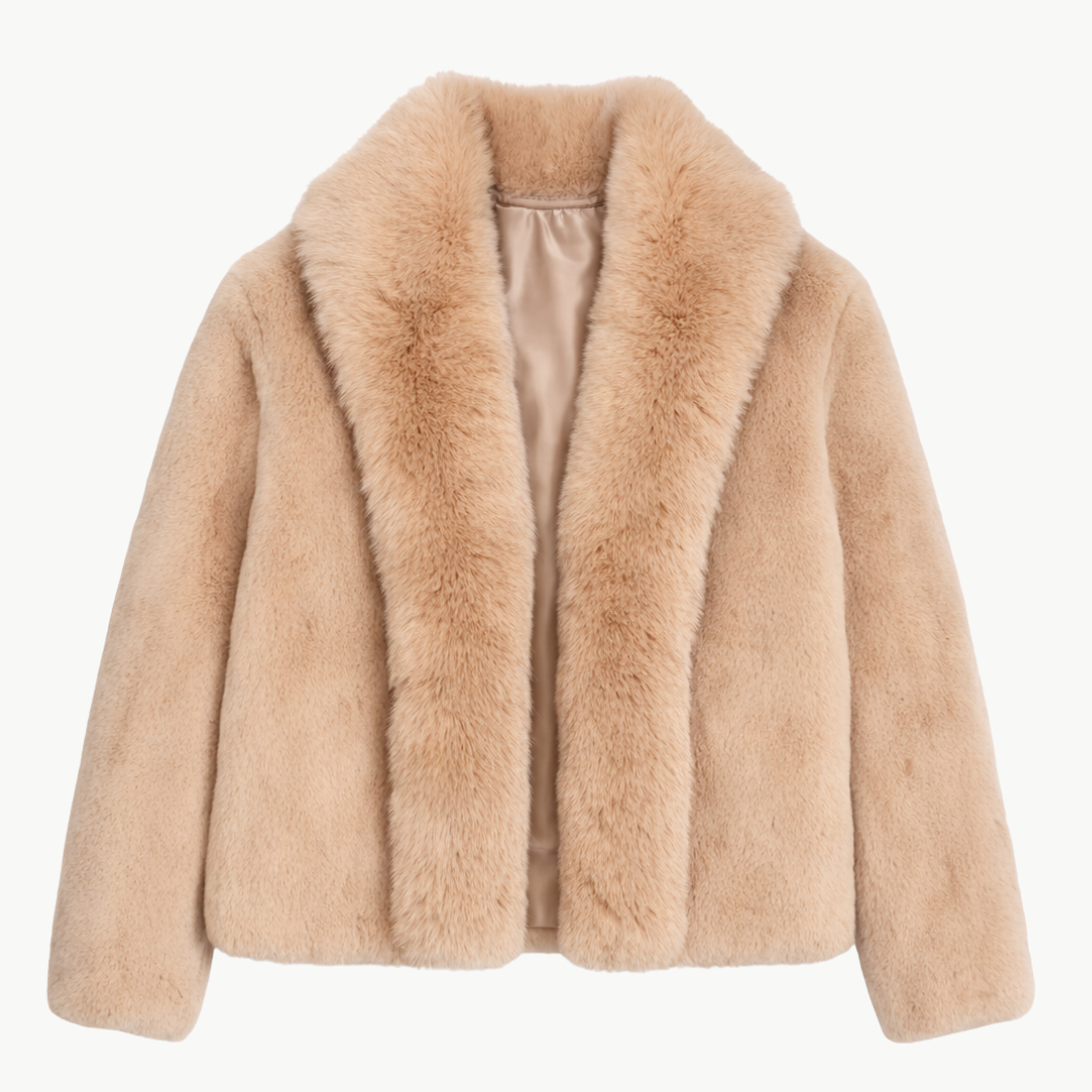 Generation Love DASHA FAUX FUR JACKET at Romi Boutique