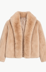 Generation Love DASHA FAUX FUR JACKET at Romi Boutique
