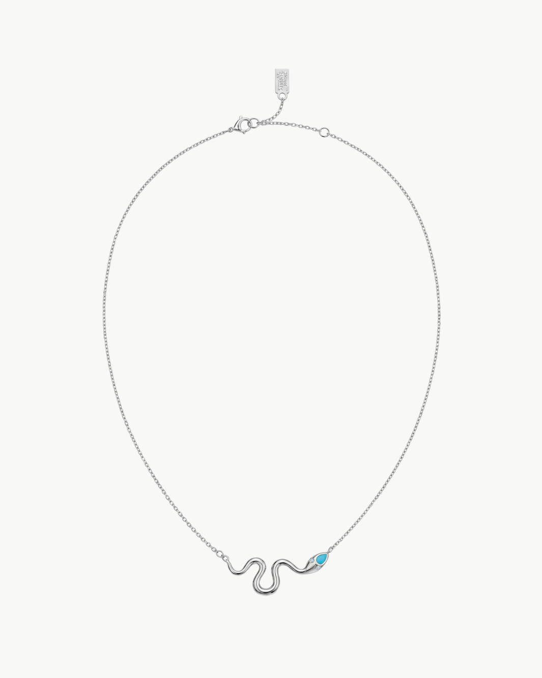 Native Gem Slither Snake Necklace at Romi Boutique