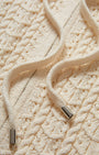 Veronica Beard Wickham Knit Hoodie Dickey at Romi Boutique