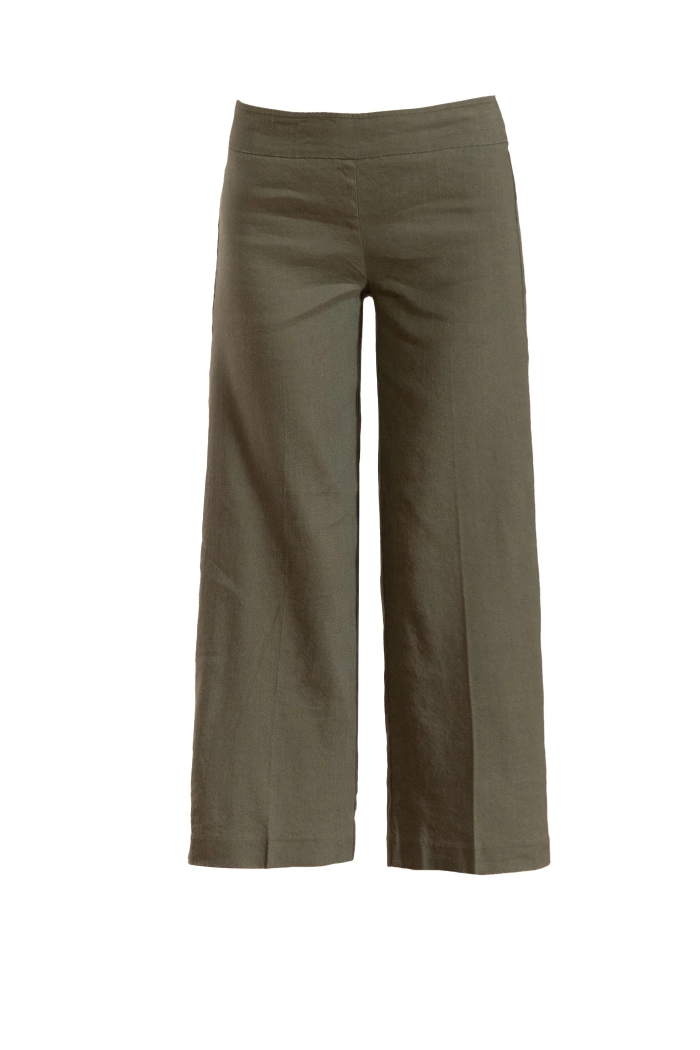 ALEX LINEN PANT IN OLIVE - Romi Boutique
