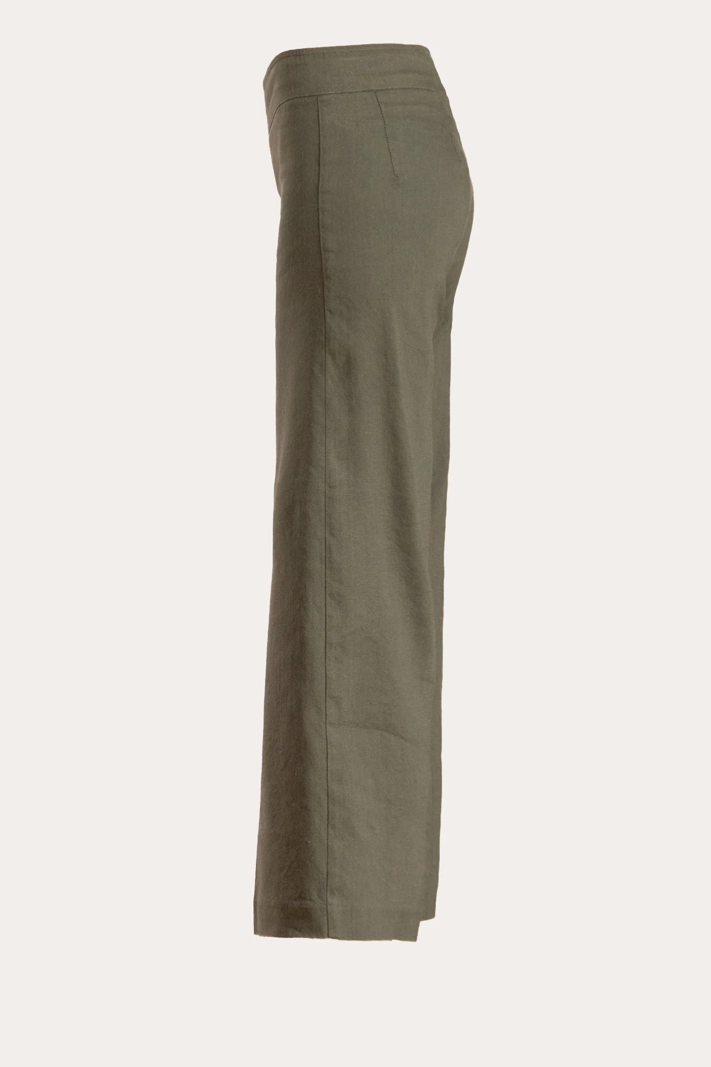 ALEX LINEN PANT IN OLIVE - Romi Boutique