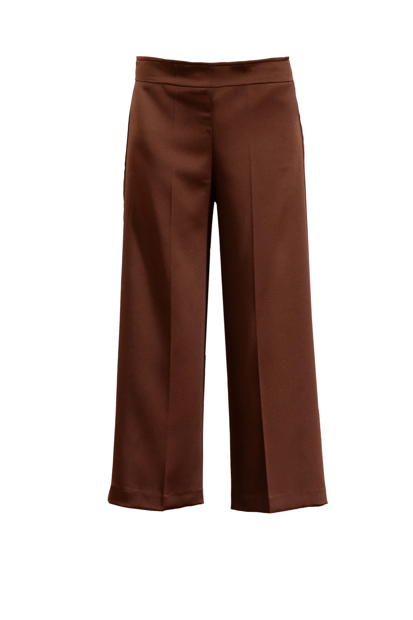 ALEX IN LIQUID SATIN BROWN - Romi Boutique