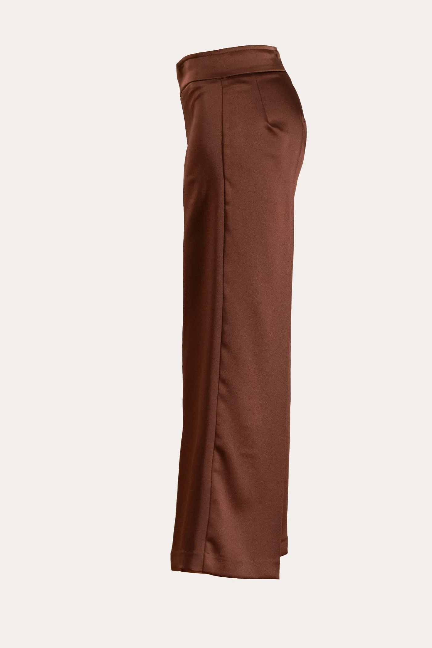 ALEX IN LIQUID SATIN BROWN - Romi Boutique