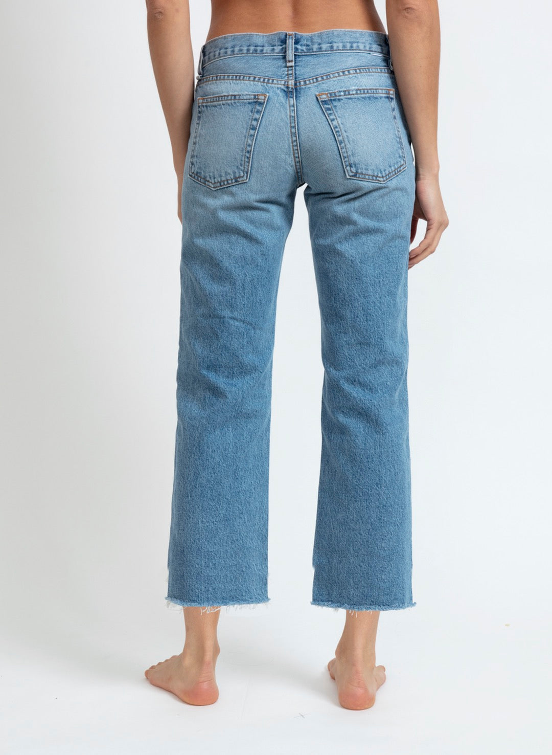Low Rise Straight Jeans
