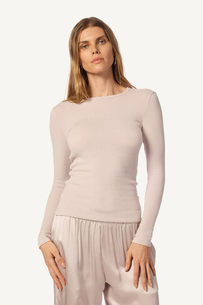 BRYNN WIDE LEG SILK PANT IN HIMALAYA