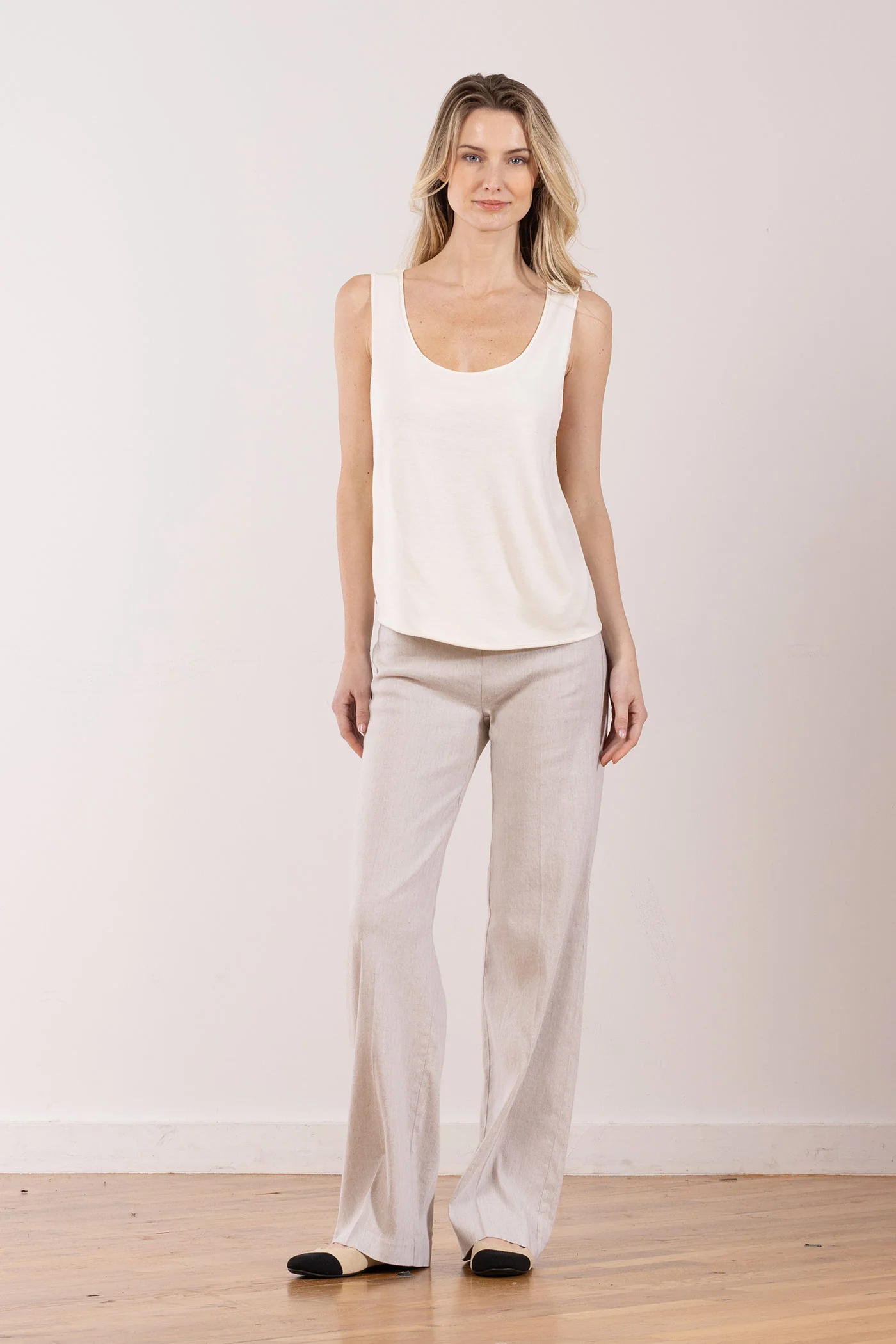 ALEX LINEN PANT IN OATMEAL
