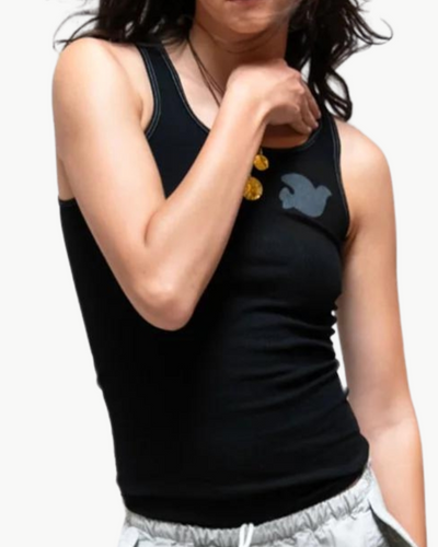 SUPERVINTAGE TANK IN SUPER BLACK