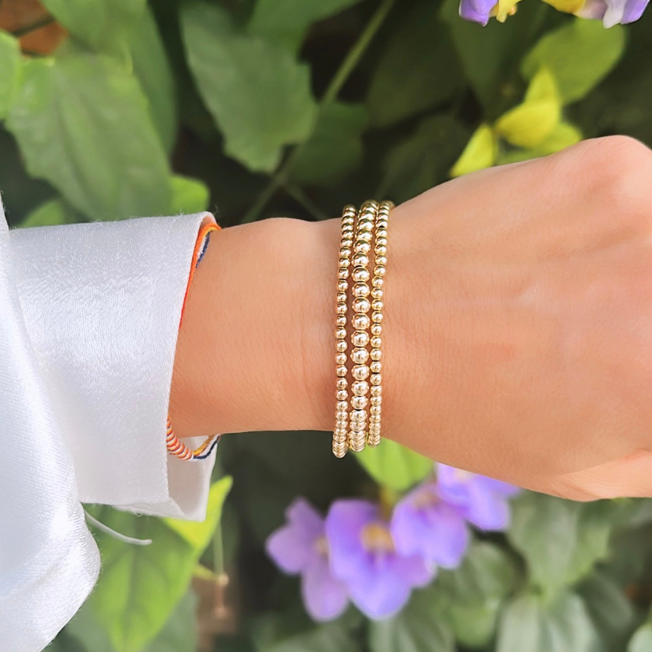 Alexa Leigh 4MM BALL BRACELET at Romi Boutique